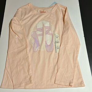 Girls size 10/12 pink long sleeve shirt NWT